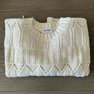 Old navy cream colored sweater size medium